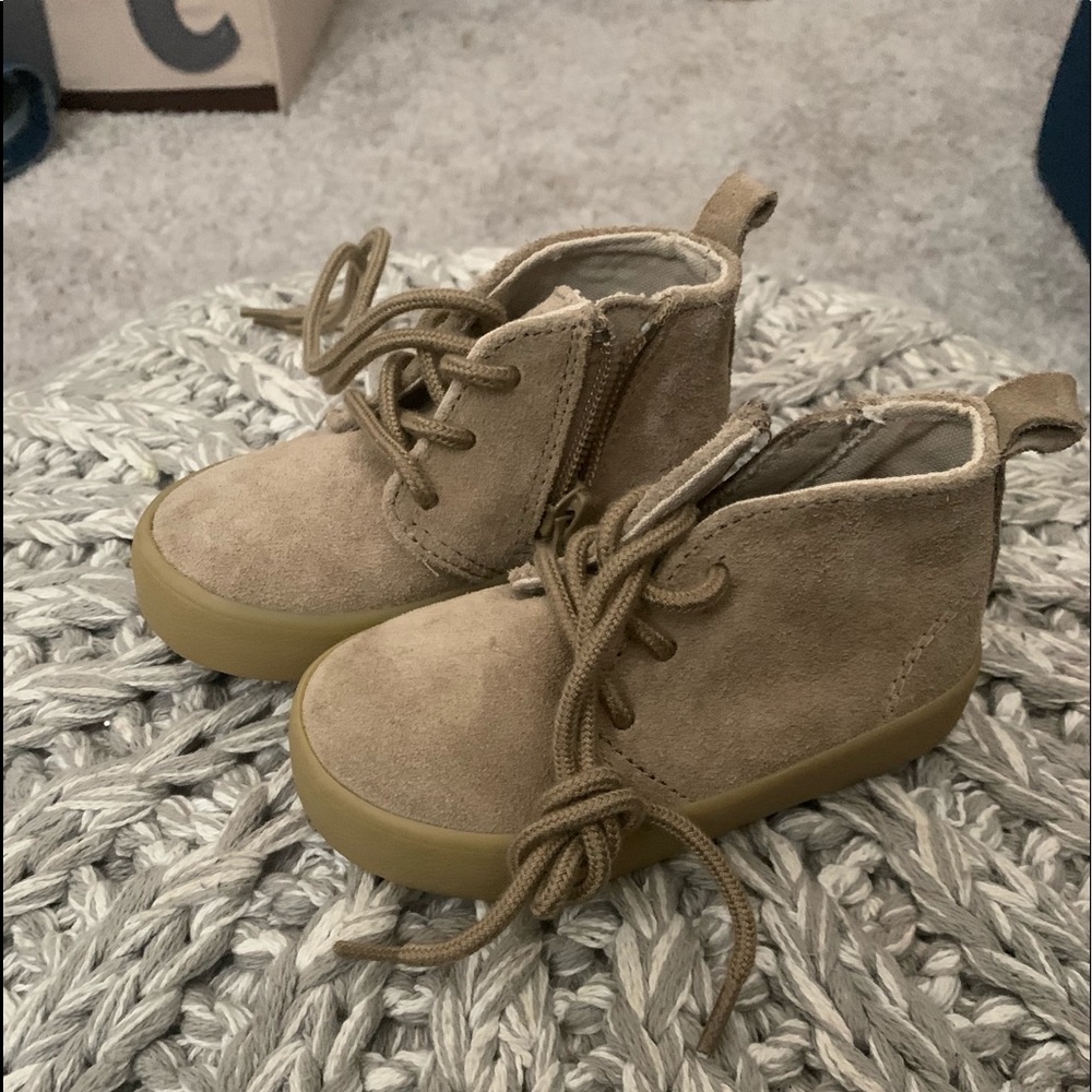 Boys suede booties - Toddler Size 5